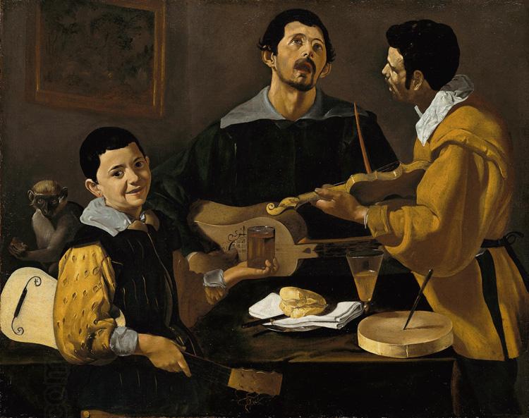 Diego Velazquez Musical Trio (df01) China oil painting art